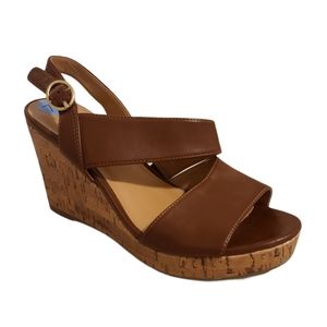 Franco Sarto Shoes NEW Wedge 3.5" heels Size 7.5